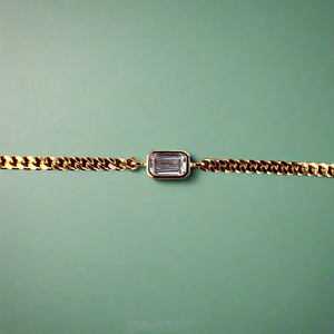 Amelia Bracelet | Octagonal | Gold Vermeil