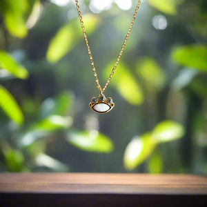 Eye Necklace - Opal | Gold Vermeil