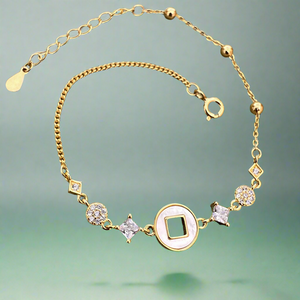 Nikki Bracelet | Mother of Pearl | Gold Vermeil