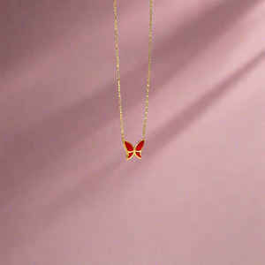 Butterfly Necklace | Gold Vermeil