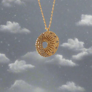 Celestial Coin Necklace | Gold Vermeil