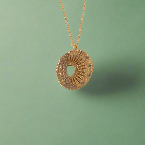 Celestial Coin Necklace | Gold Vermeil