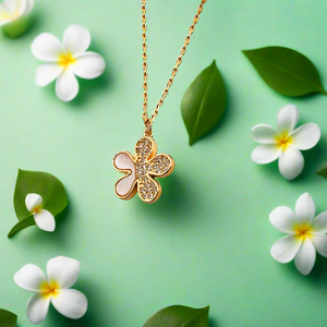 Frangipani Necklace | Gold Vermeil