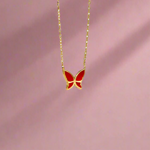 Butterfly Necklace | Gold Vermeil