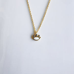 Eye Necklace - Opal | Gold Vermeil