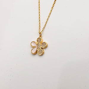 Pearl Flower Necklace | Gold Vermeil